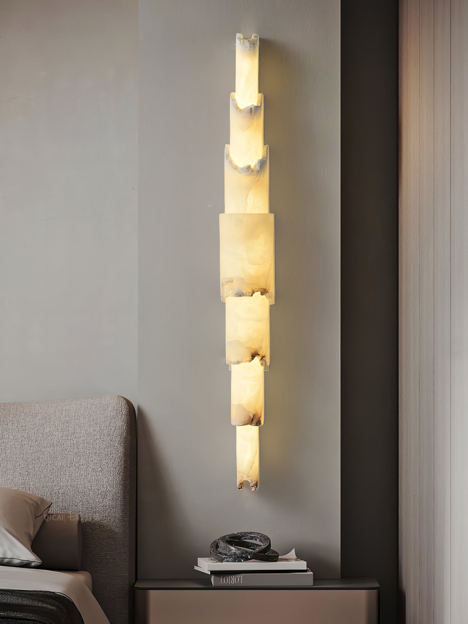 Elara Multi-layer Alabaster Wall Light