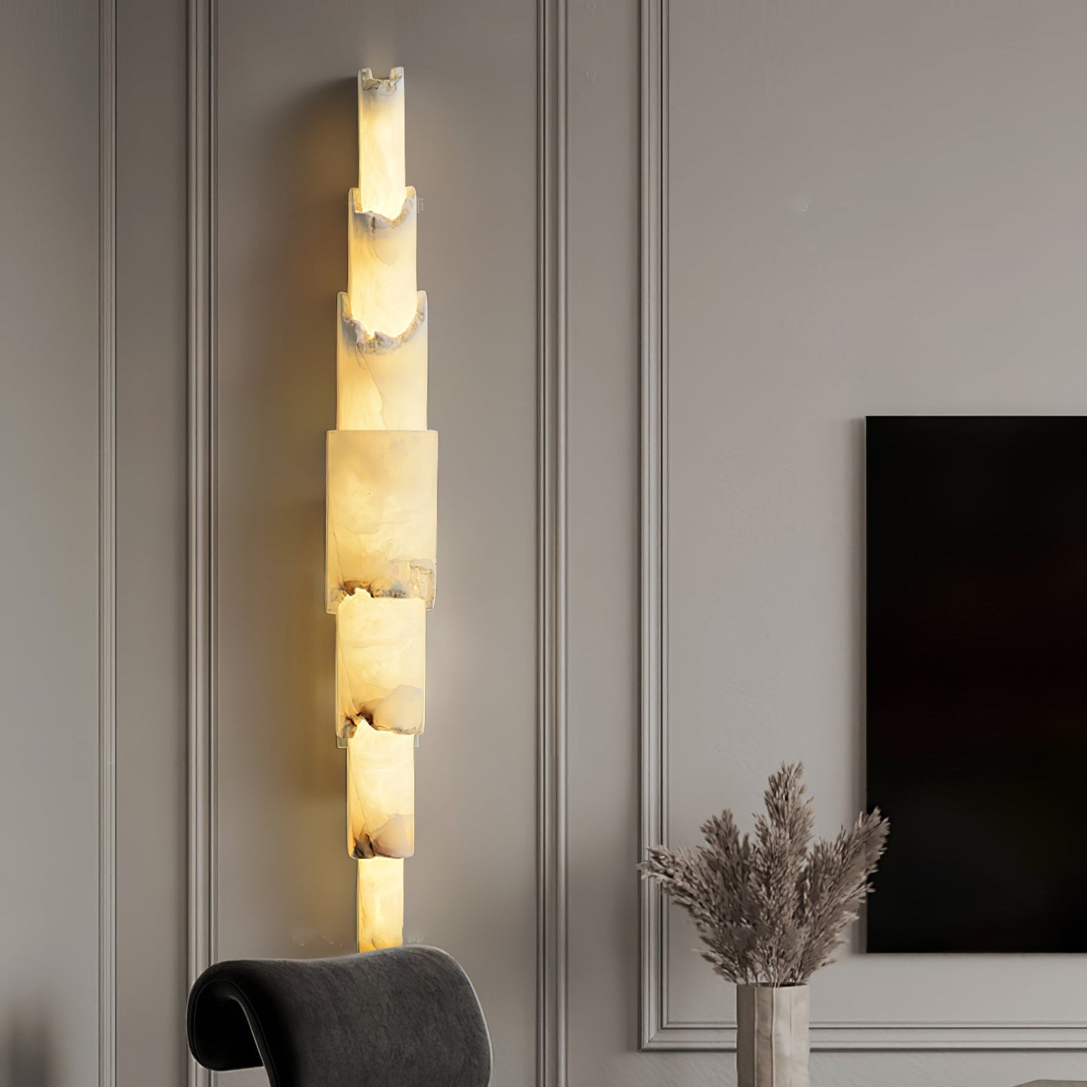 Elara Multi-layer Alabaster Wall Light