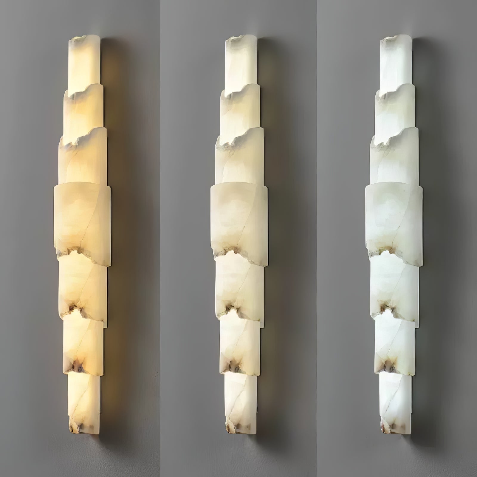 Elara Multi-layer Alabaster Wall Light