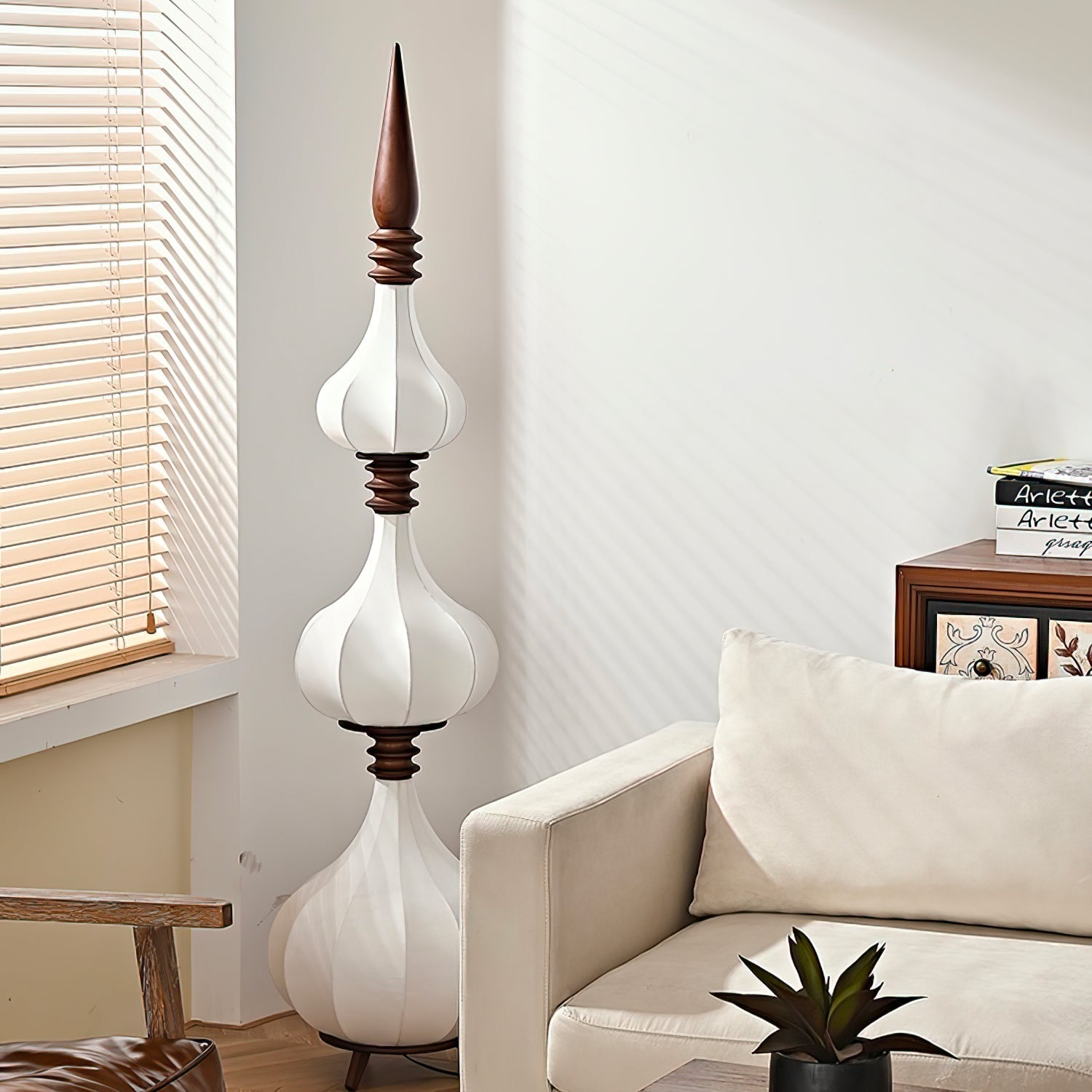 Cetalyra Tiered Gourd Floor Lamp - Letslighting