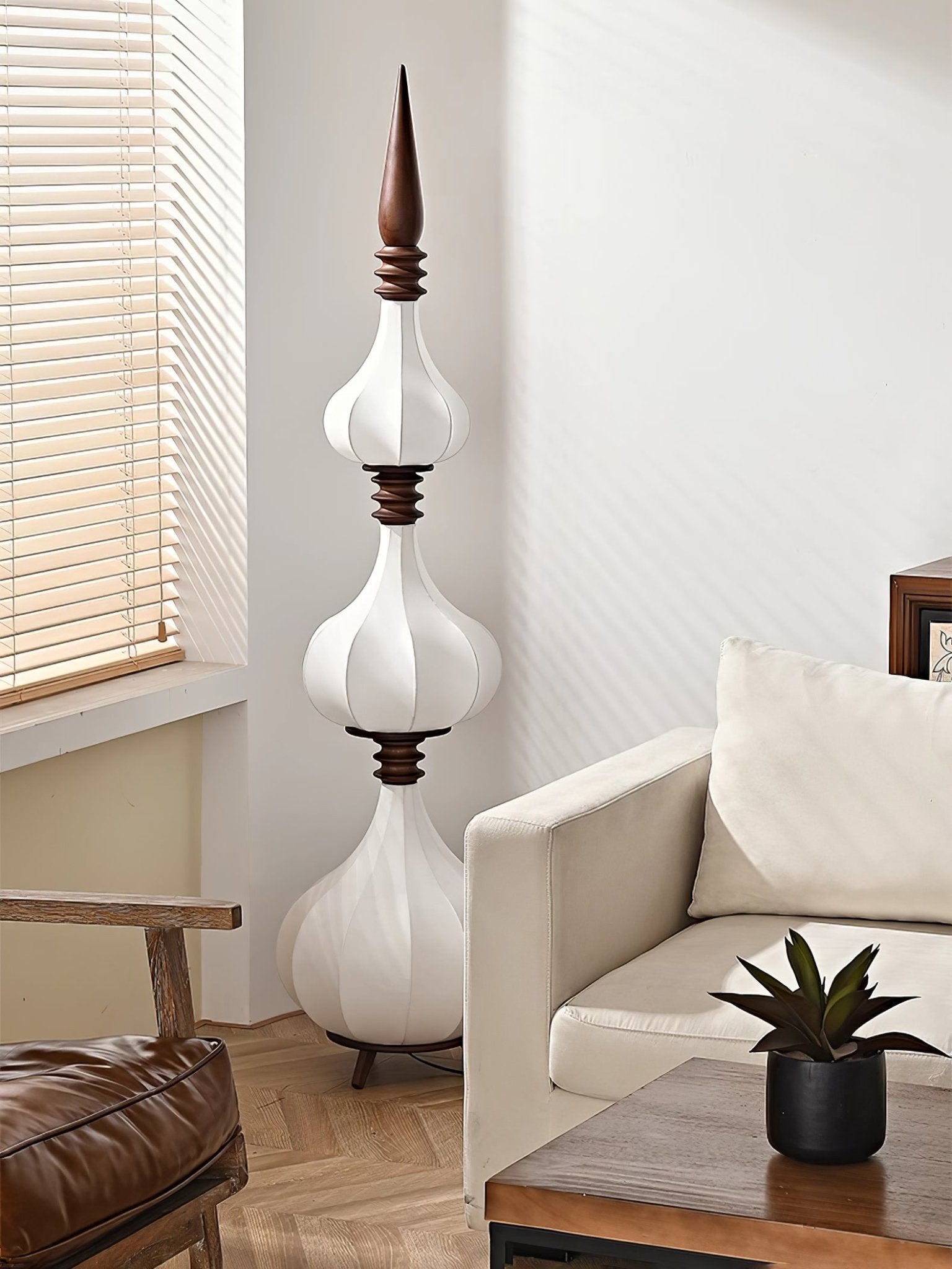Cetalyra Tiered Gourd Floor Lamp - Letslighting