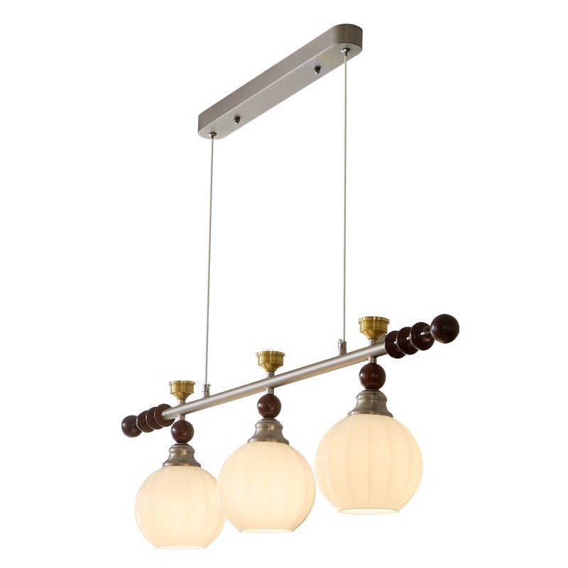 Otheia Elegance Vintage Linear Wood Pendant Lamp - Letslighting