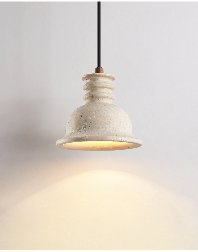 Cassian Modern Travertine Pendant Light