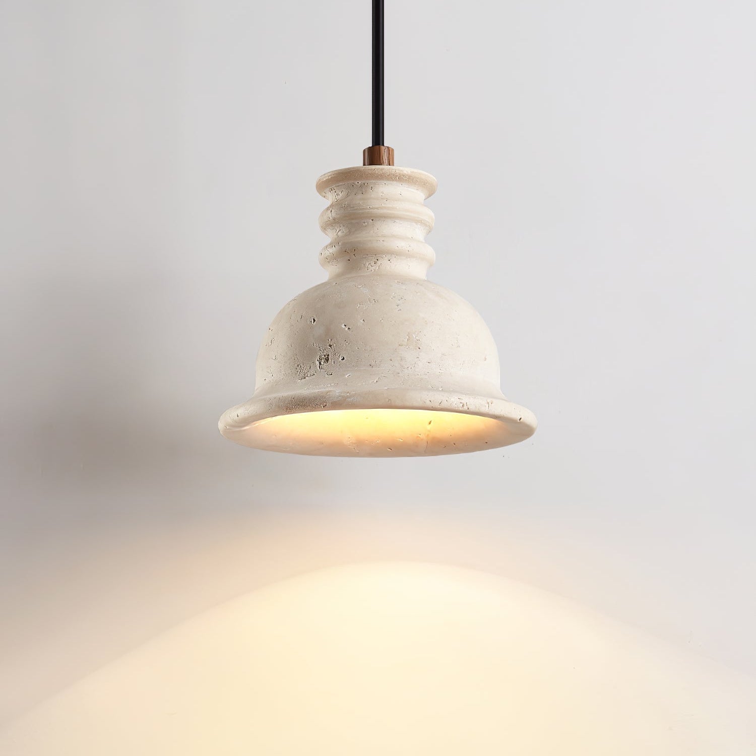 Cassian Modern Travertine Pendant Light