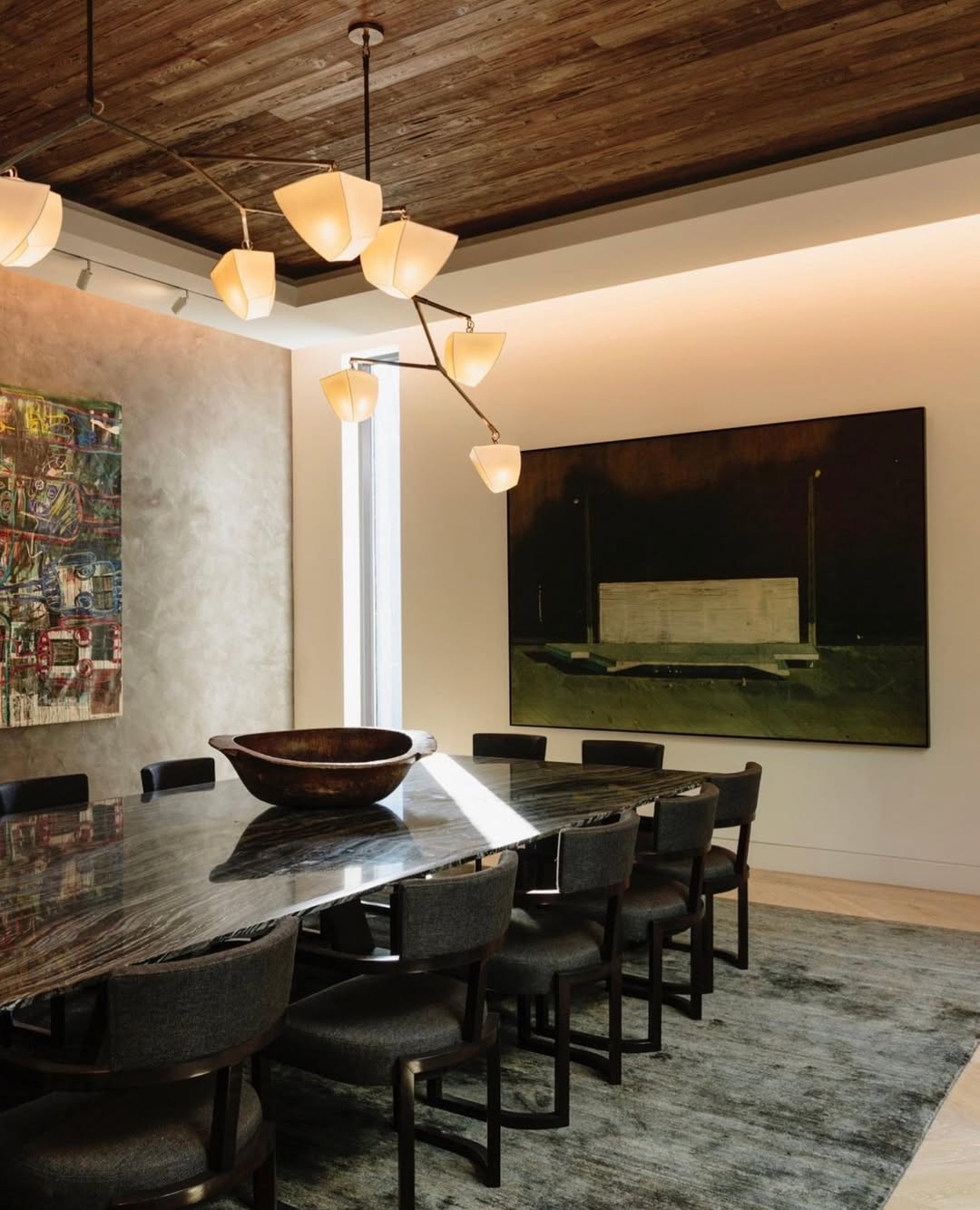 Iris Mobile Individual Creativity Brass Ceramics Chandelier - Letslighting