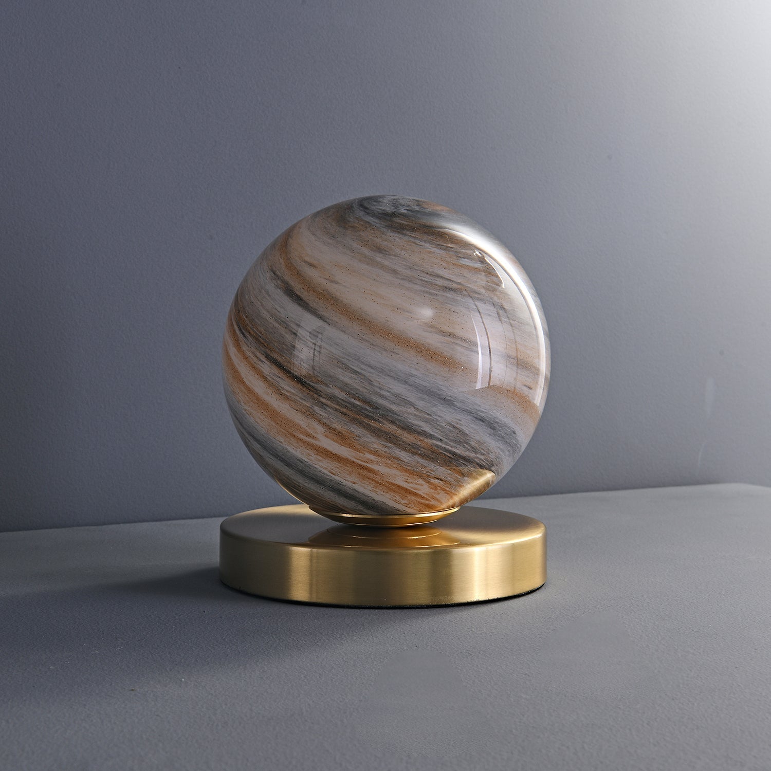 Nova Contemporary Brass Table Lamp - Letslighting