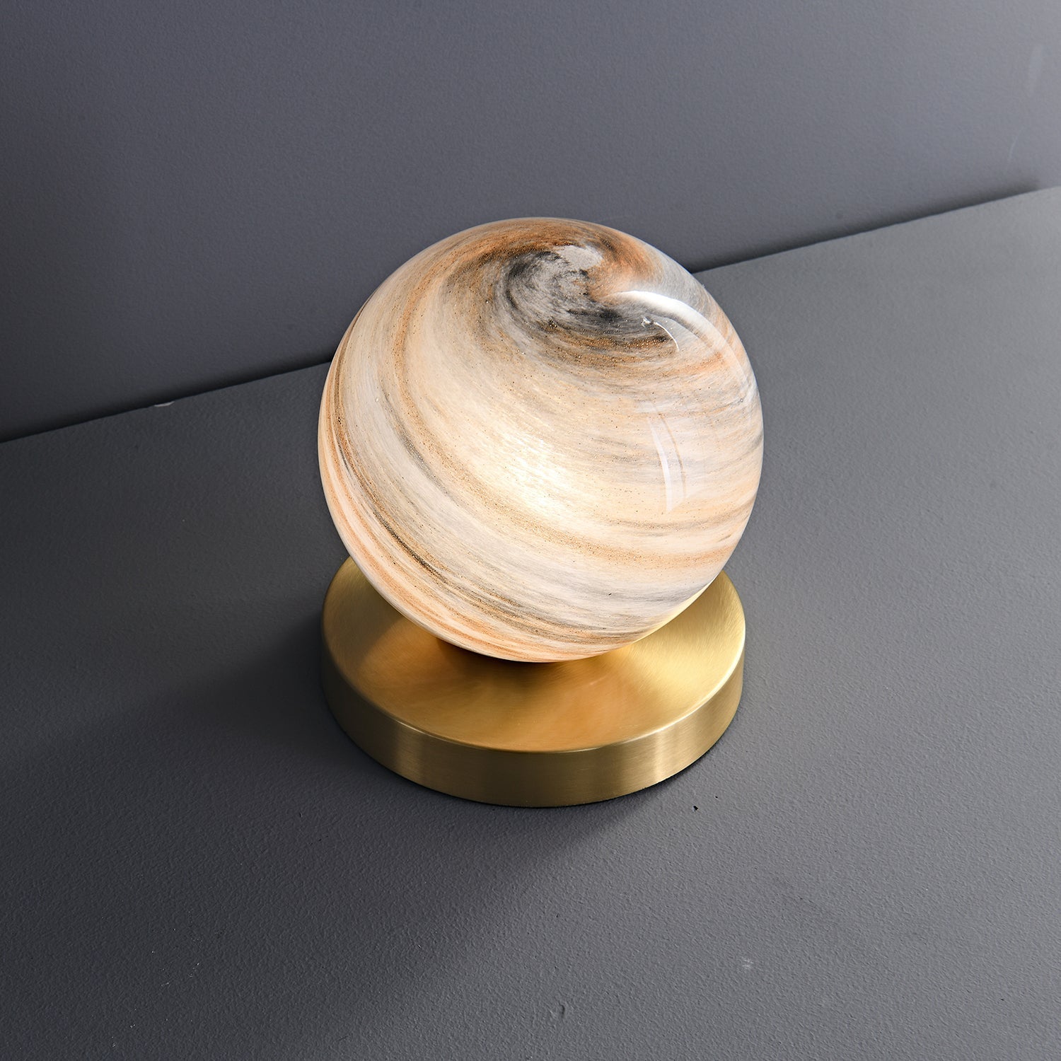Nova Contemporary Brass Table Lamp - Letslighting