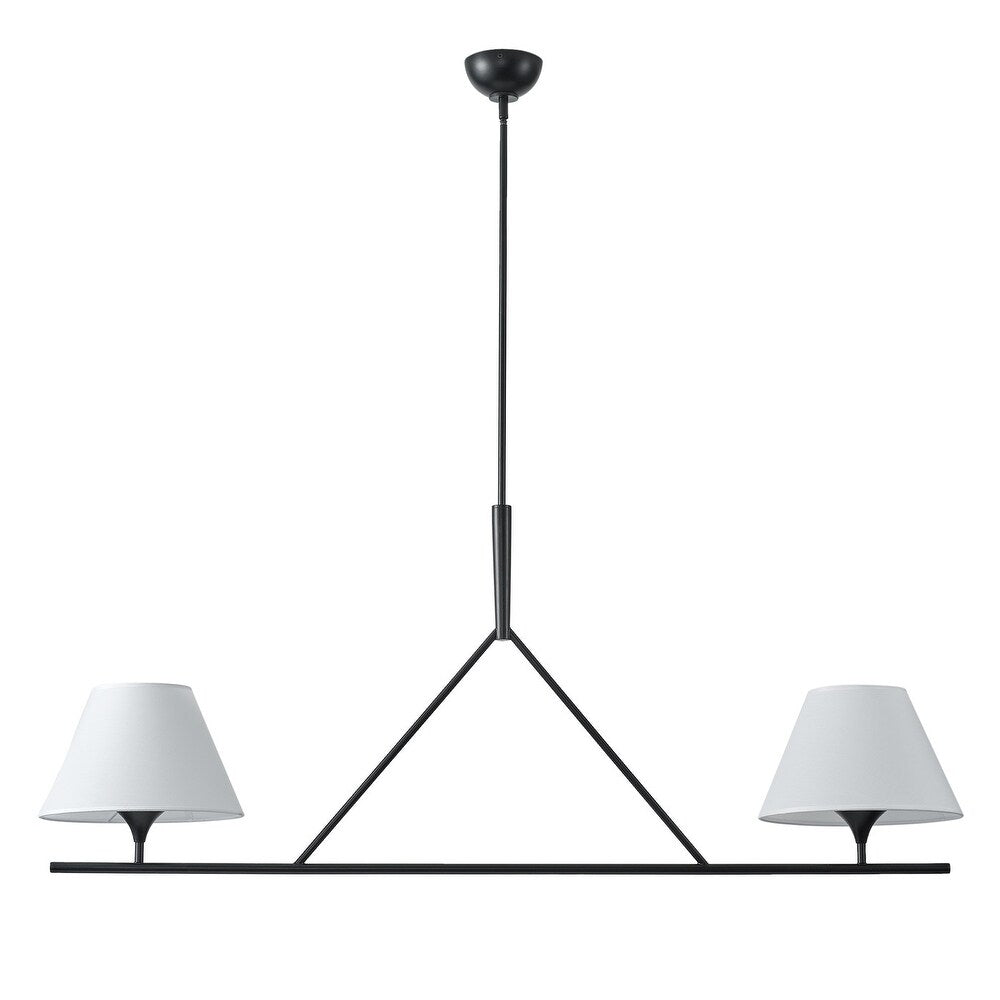 Equa Farmhouse Fabric Chandelier - Letslighting