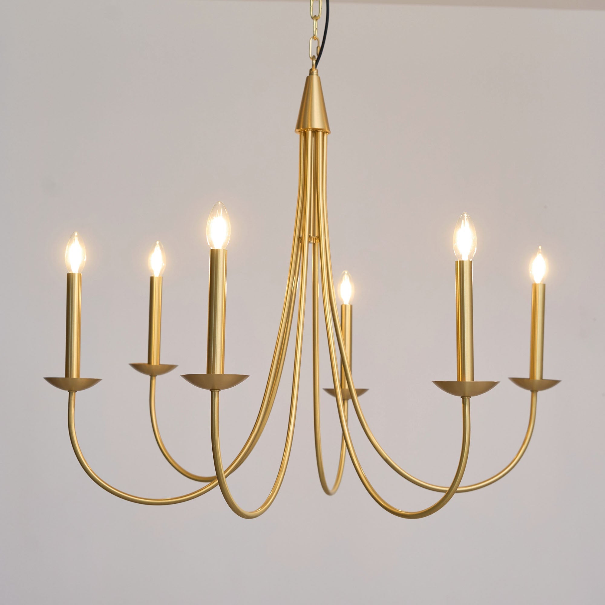 Nectar Vintage Industrial Brass Chandelier - Letslighting