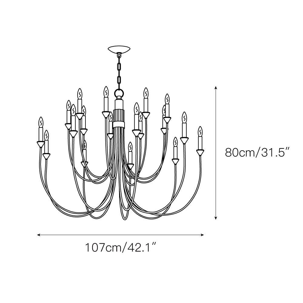 Onyx Vintage Industrial Black Chandelier - Letslighting