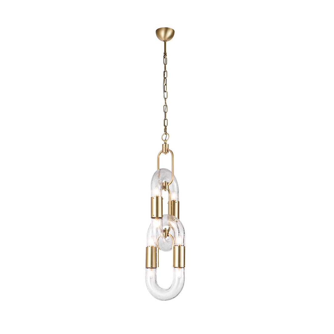 Pendant Light Chain Link Modern Acrylic Stainless Steel Hanging Lamp - Letslighting
