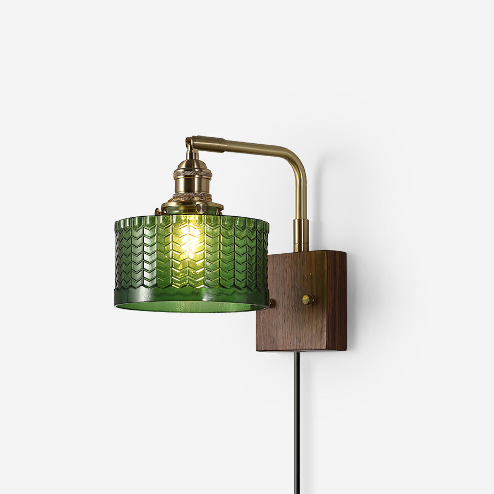 Valentina Emerald Glow Wall Lamp Plug-In