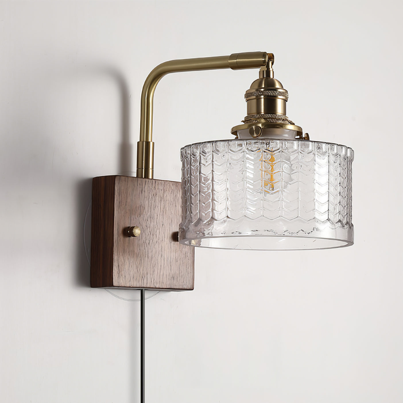 Valentina Emerald Glow Wall Lamp Plug-In