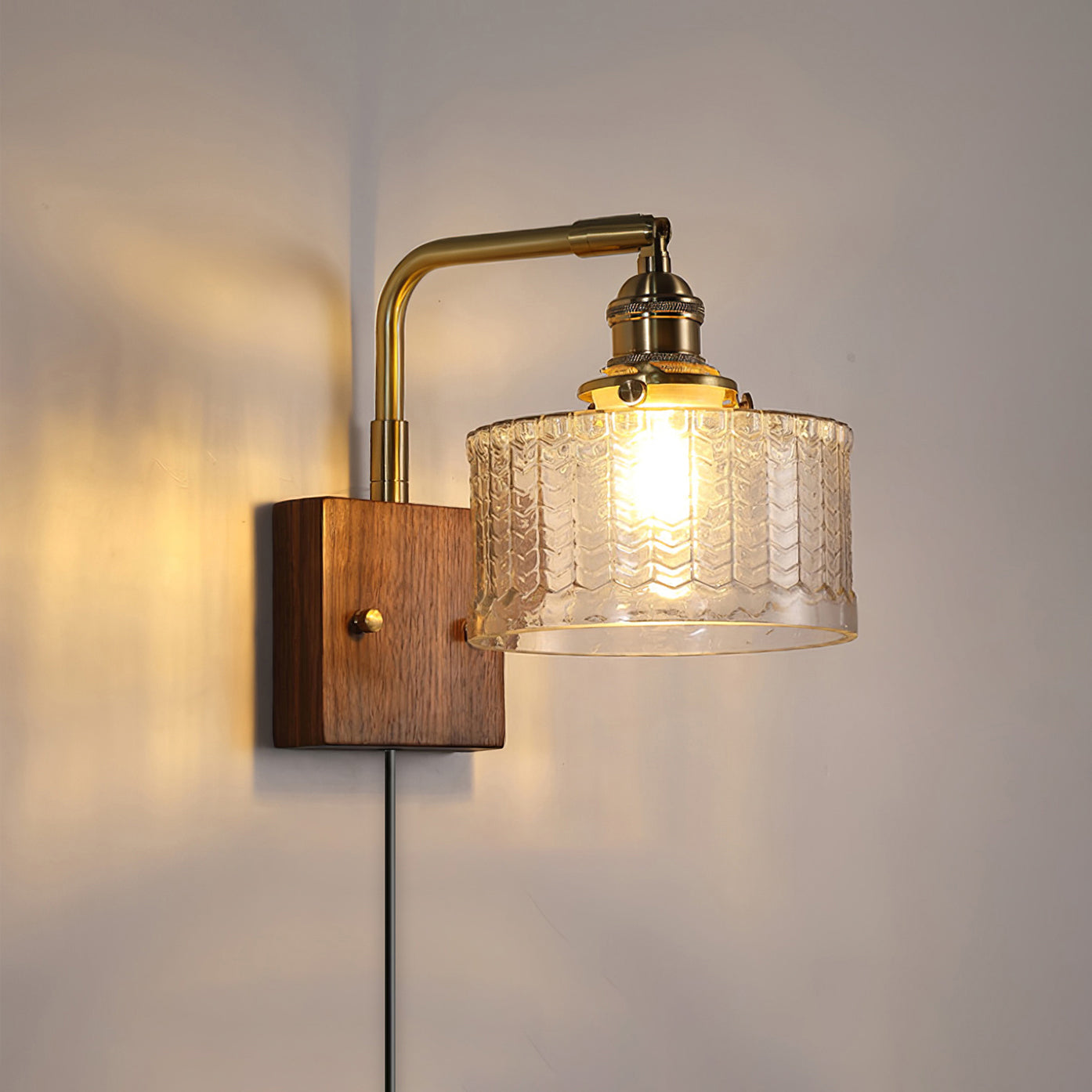 Valentina Emerald Glow Wall Lamp Plug-In