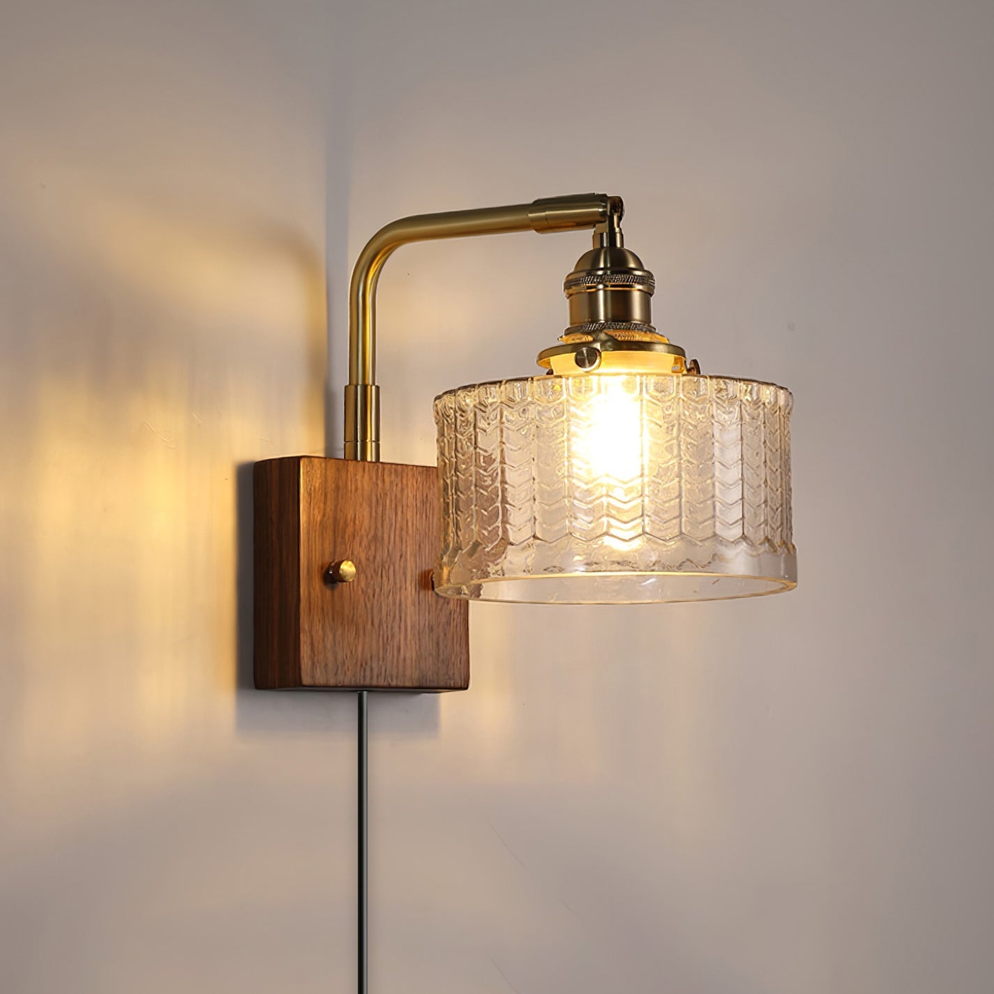 Valentina Emerald Glow Wall Lamp Plug-In