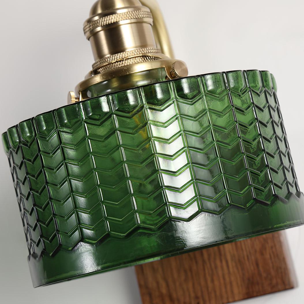 Valentina Emerald Glow Wall Lamp Plug-In