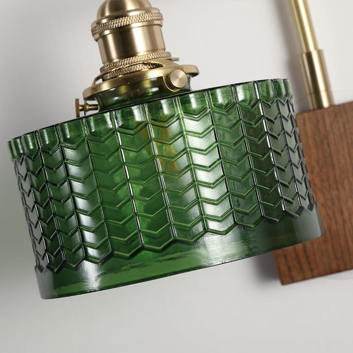 Valentina Emerald Glow Wall Lamp Plug-In