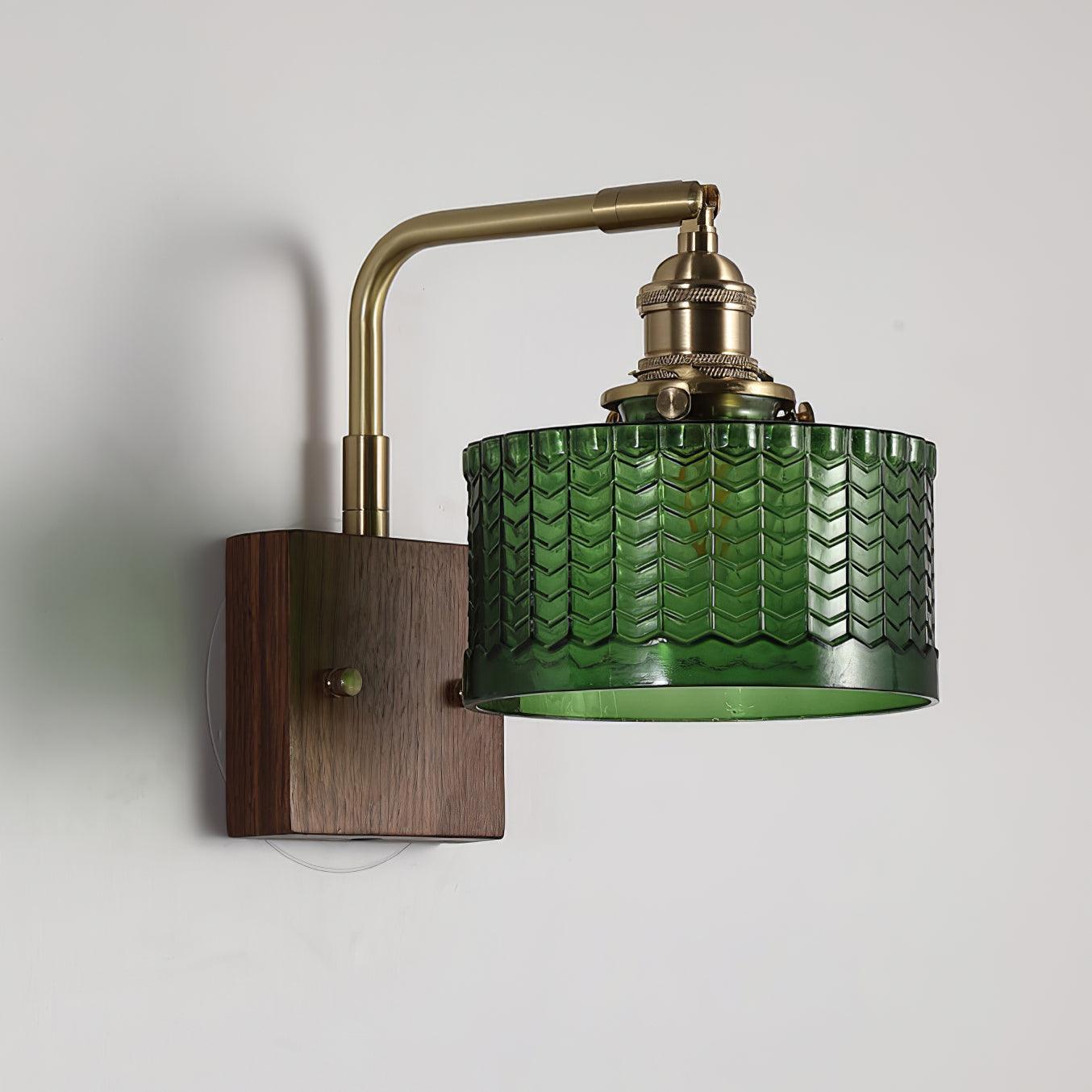 Valentina Emerald Glow Wall Lamp Plug-In