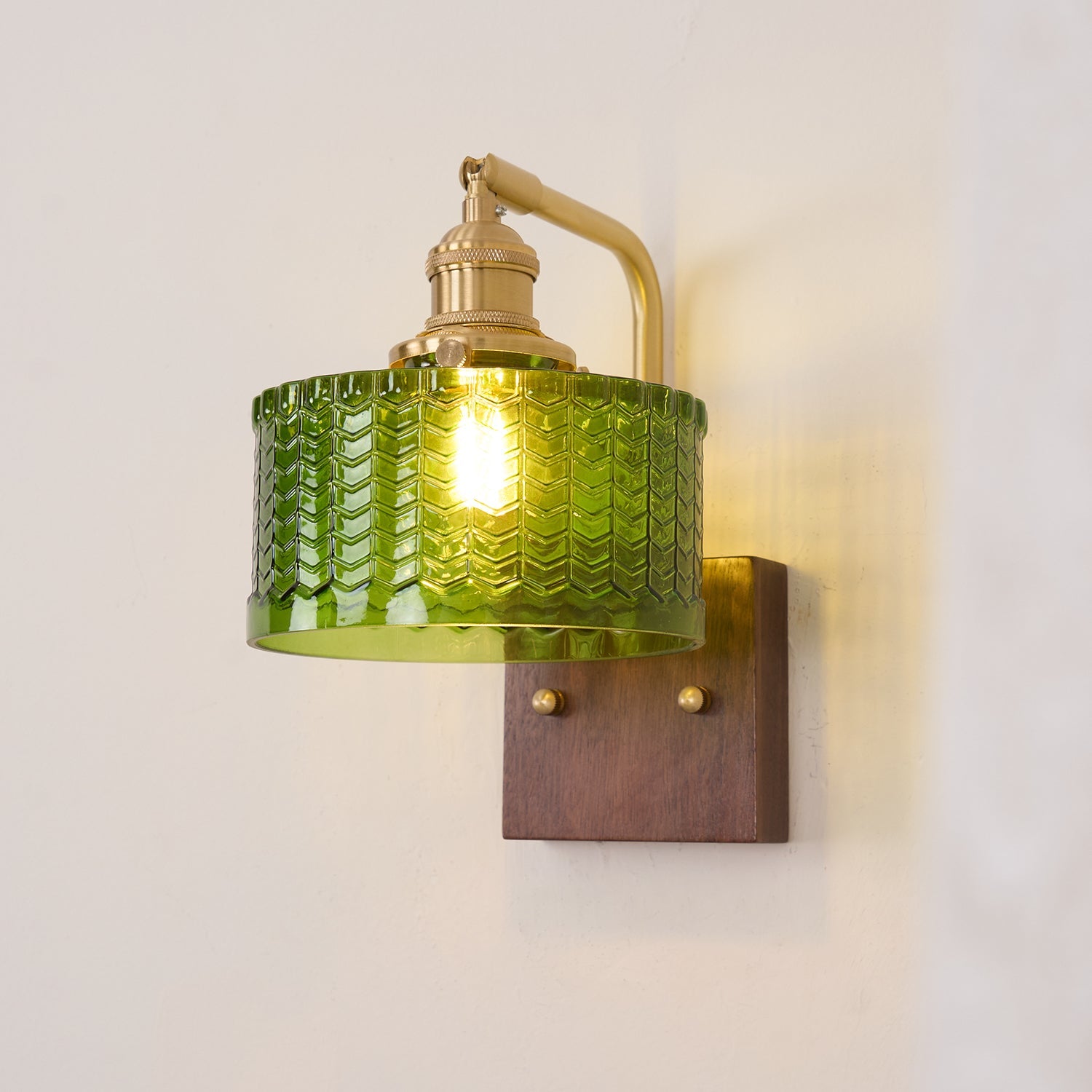 Valentina Emerald Glow Wall Lamp Plug-In