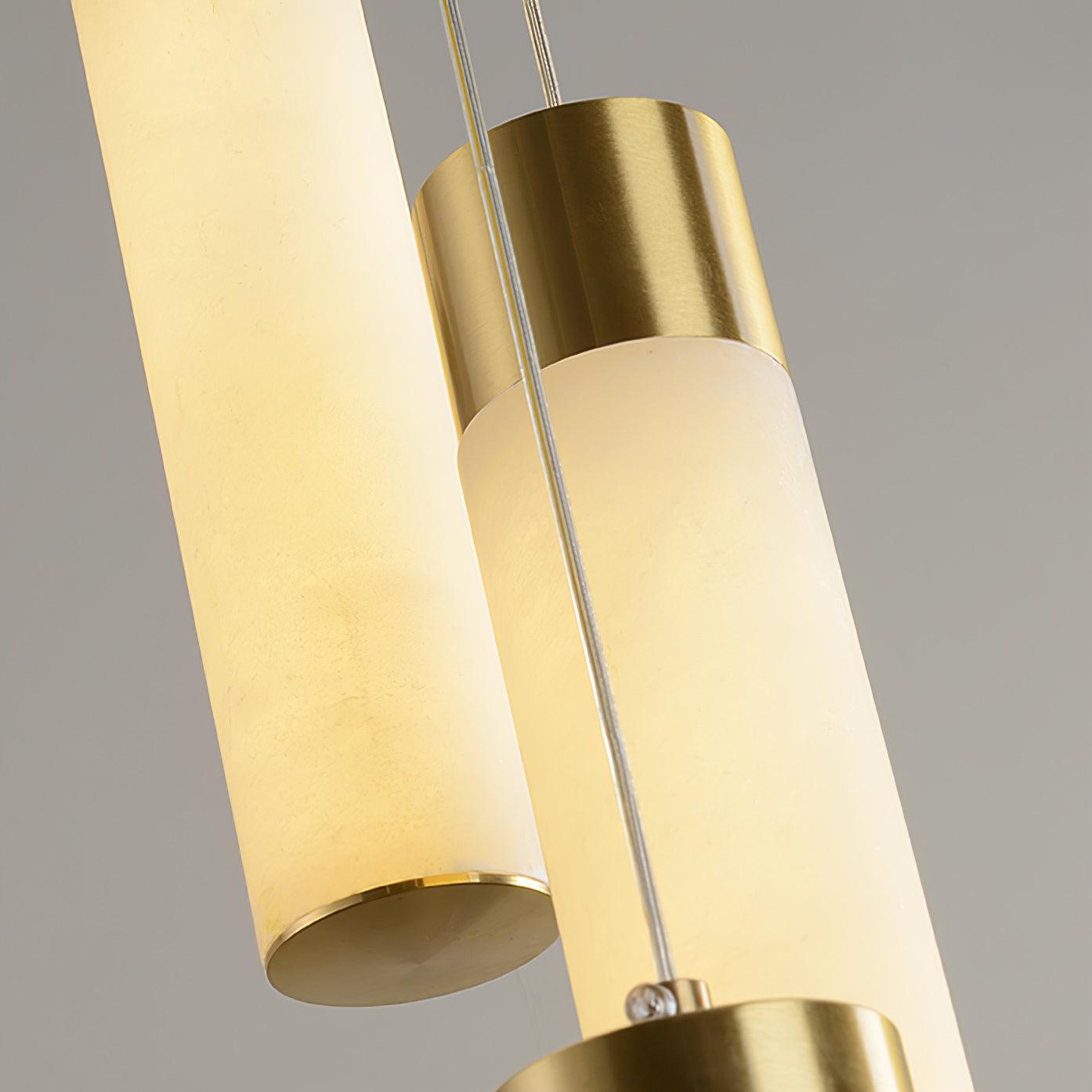 Aurelia Alabaster Chandelier Staircase