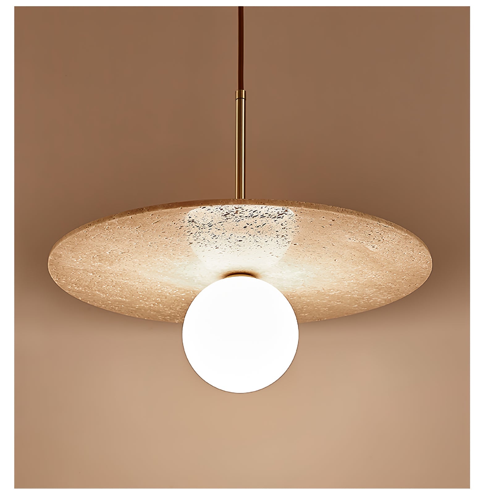 Vera Travertine Pendant Light