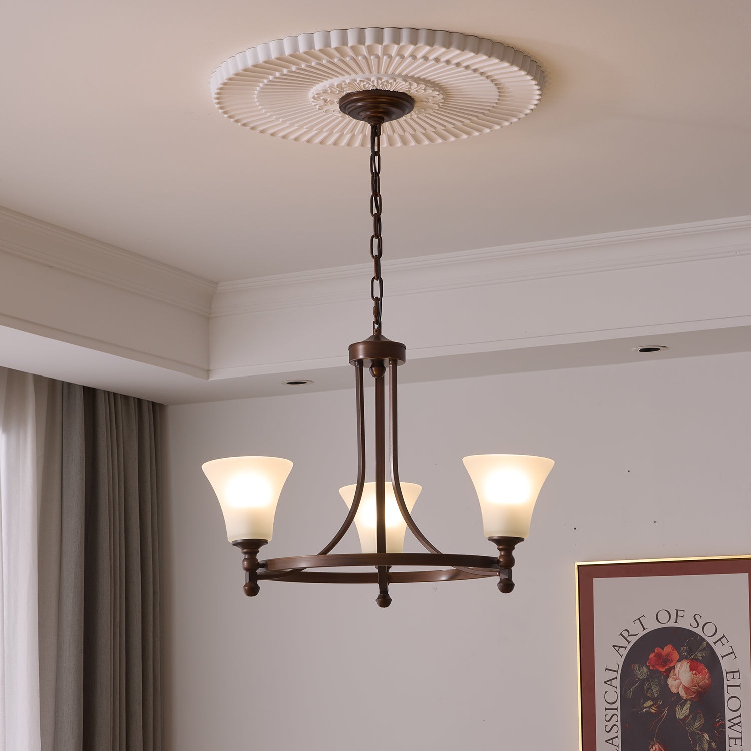 Celestine Traditional Elegance Vintage Glow Chandelier - Letslighting