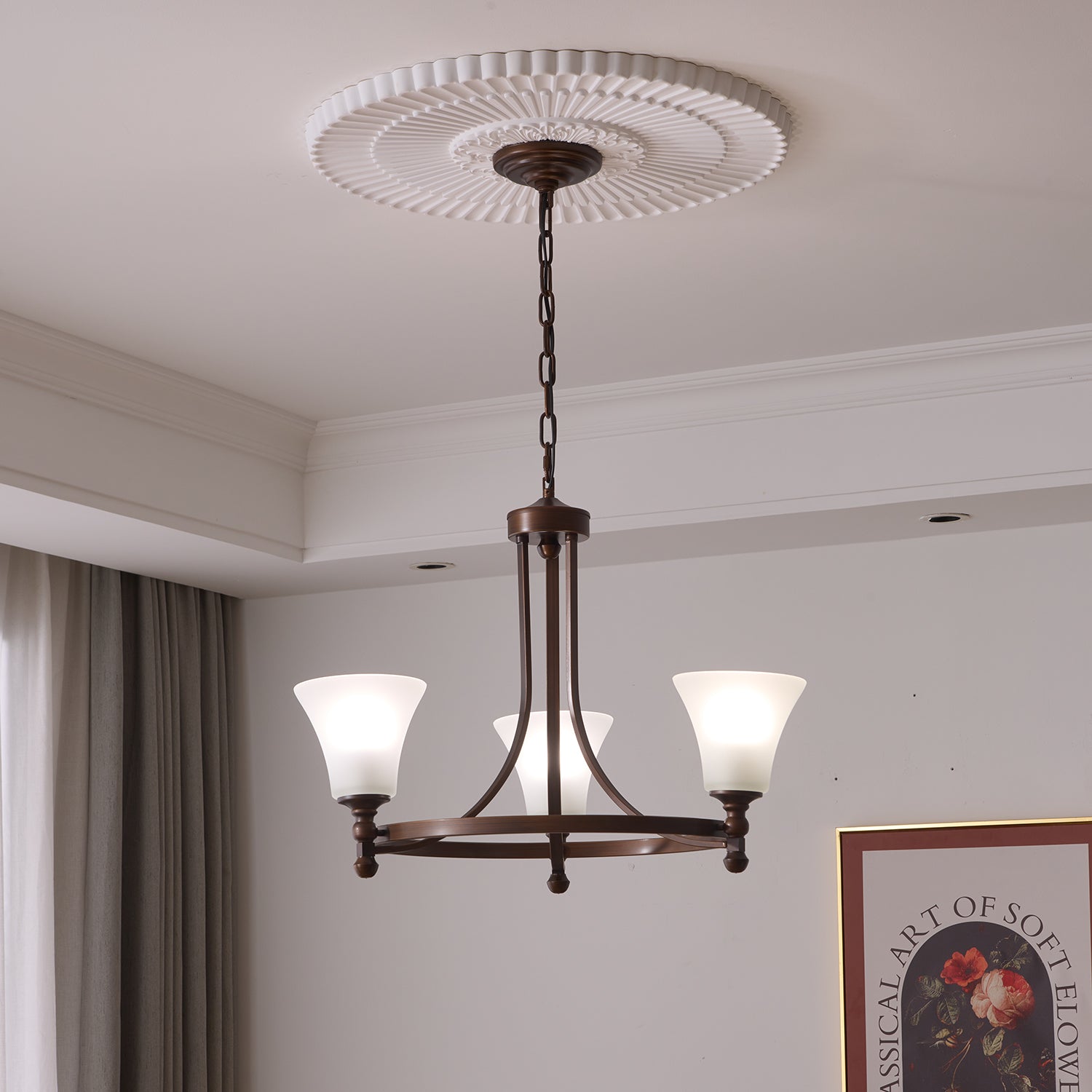 Celestine Traditional Elegance Vintage Glow Chandelier - Letslighting