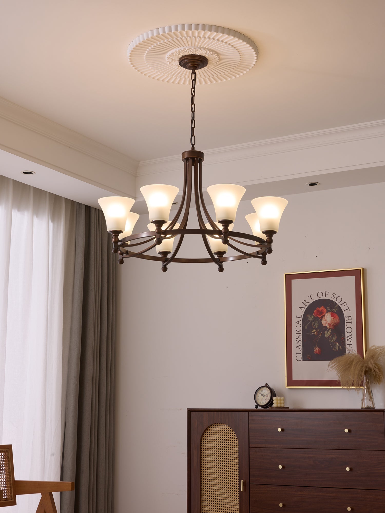 Celestine Traditional Elegance Vintage Glow Chandelier - Letslighting