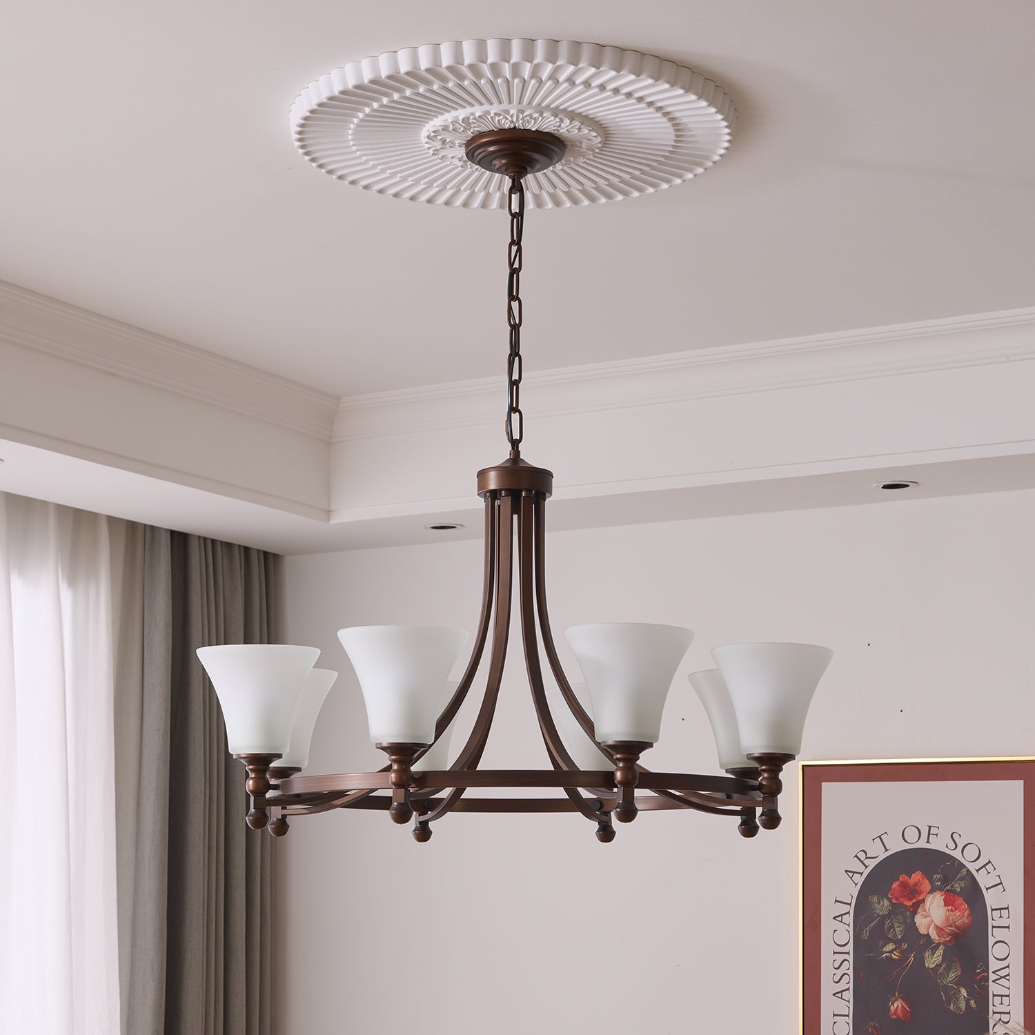 Celestine Traditional Elegance Vintage Glow Chandelier - Letslighting