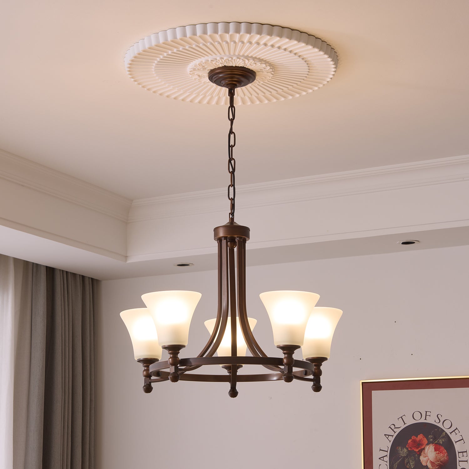 Celestine Traditional Elegance Vintage Glow Chandelier - Letslighting