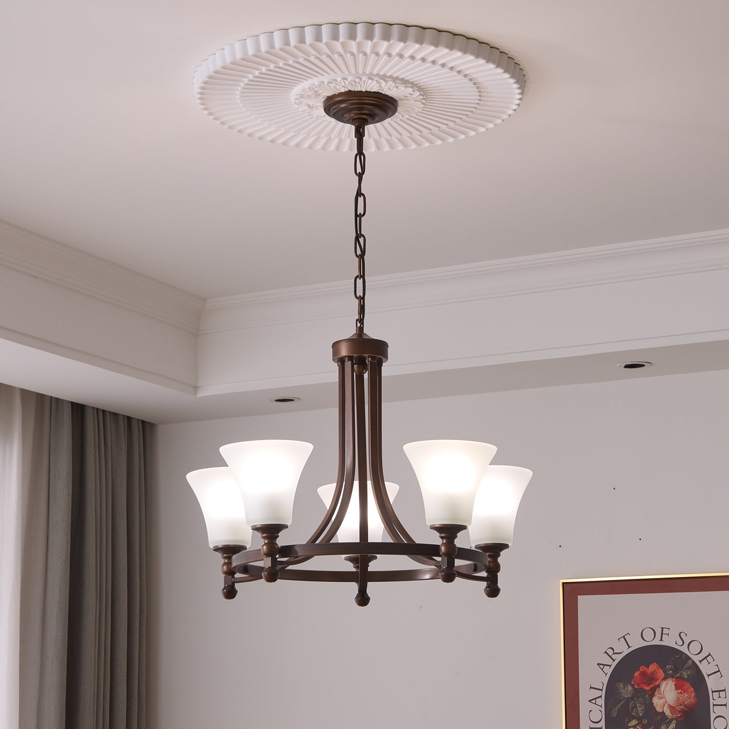 Celestine Traditional Elegance Vintage Glow Chandelier - Letslighting