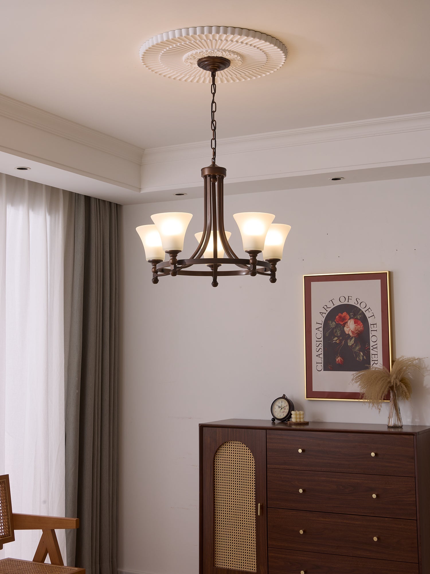 Celestine Traditional Elegance Vintage Glow Chandelier - Letslighting