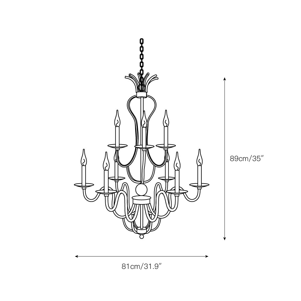 Bolt Vintage Industrial Luxury Bronze Chandelier - Letslighting