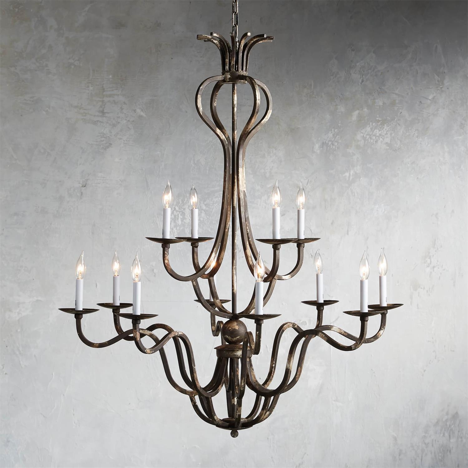 Bolt Vintage Industrial Luxury Bronze Chandelier - Letslighting