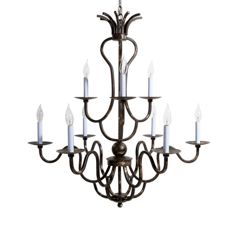 Bolt Vintage Industrial Luxury Bronze Chandelier - Letslighting