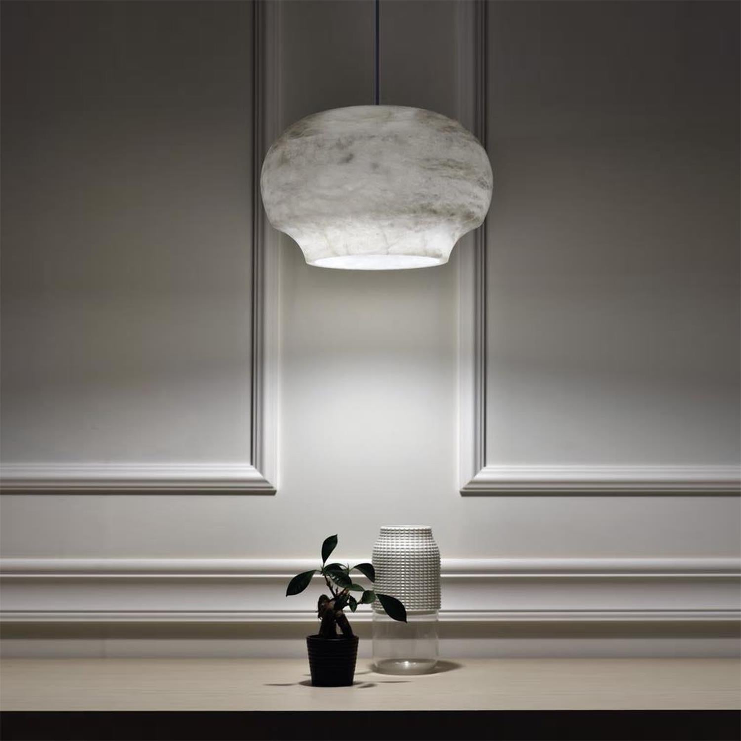 Miroir Modern Minimalist Alabaster Pendant Lamp - Letslighting