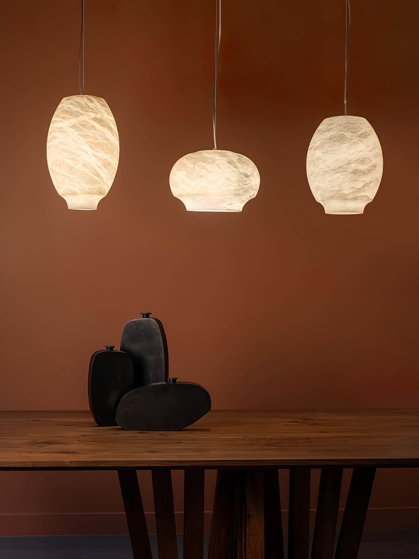 Miroir Modern Minimalist Alabaster Pendant Lamp - Letslighting
