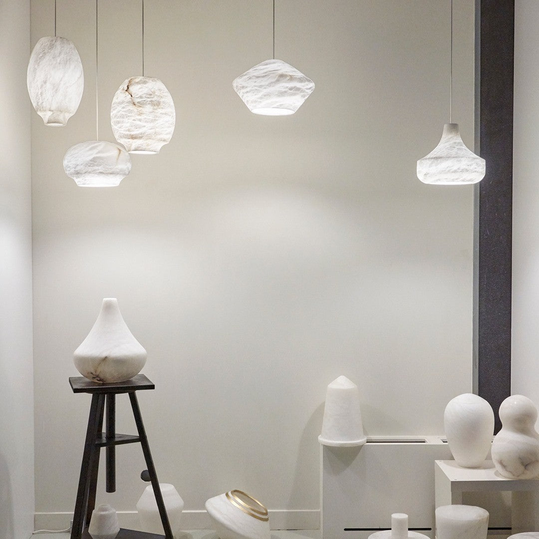 Miroir Modern Minimalist Alabaster Pendant Lamp - Letslighting