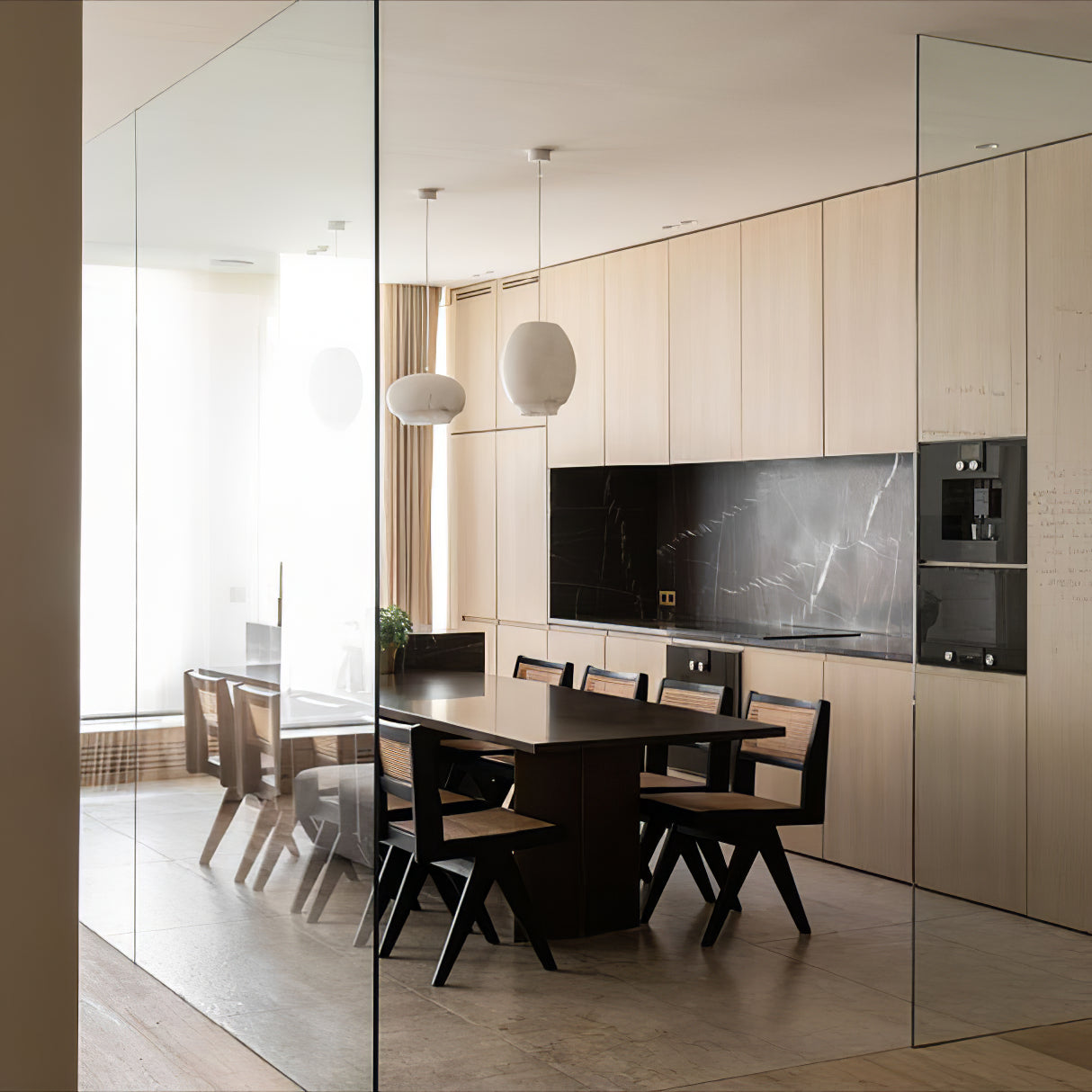 Miroir Modern Minimalist Alabaster Pendant Lamp - Letslighting