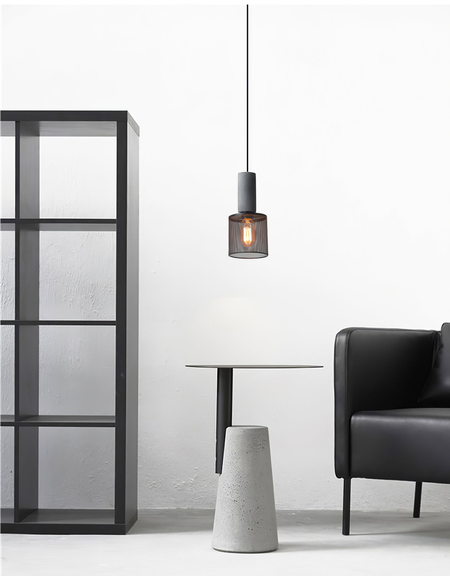 Hexa Cement Mesh Pendant Light - Letslighting