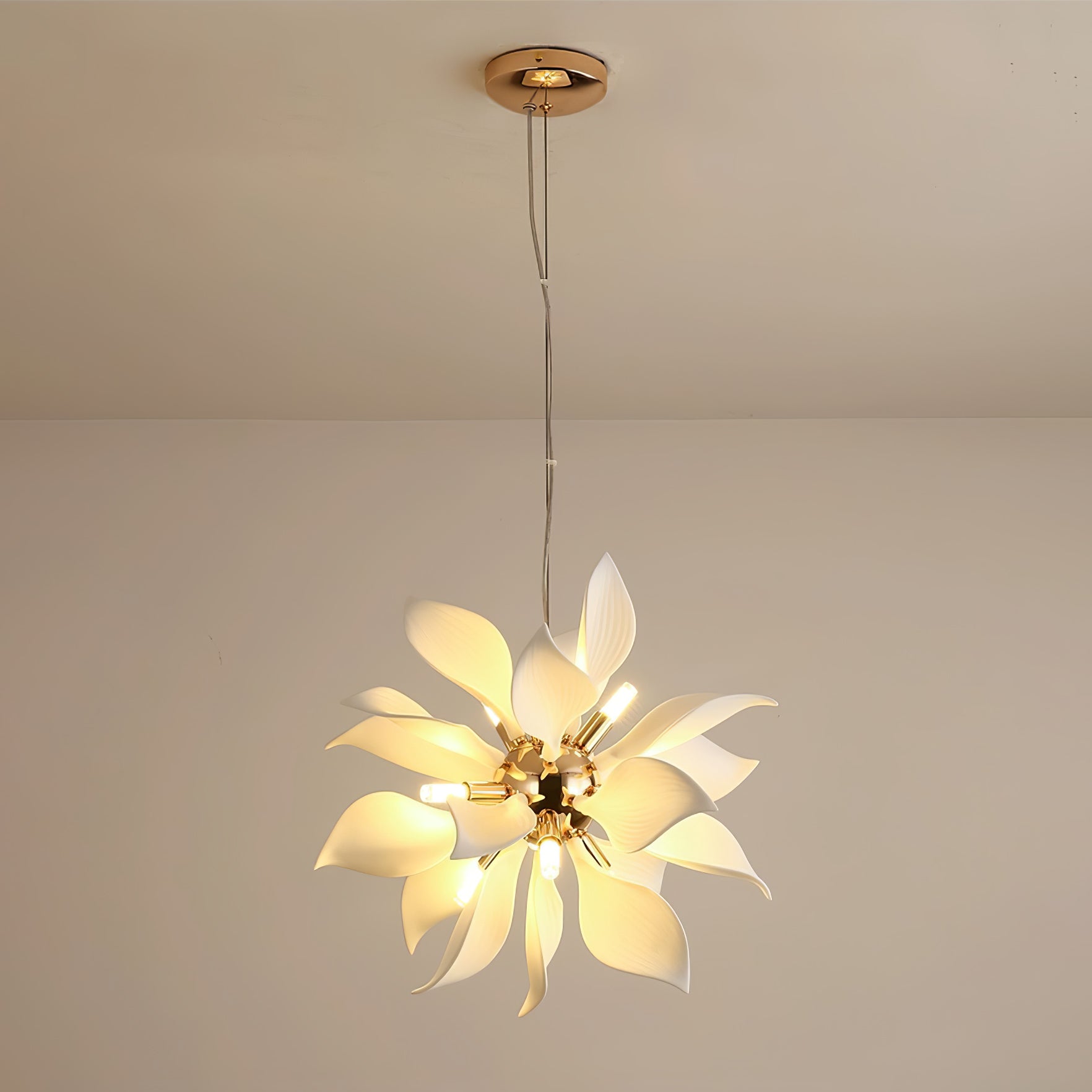 Lustra Pendant Lamp Ceramic Petals Blooming - Letslighting