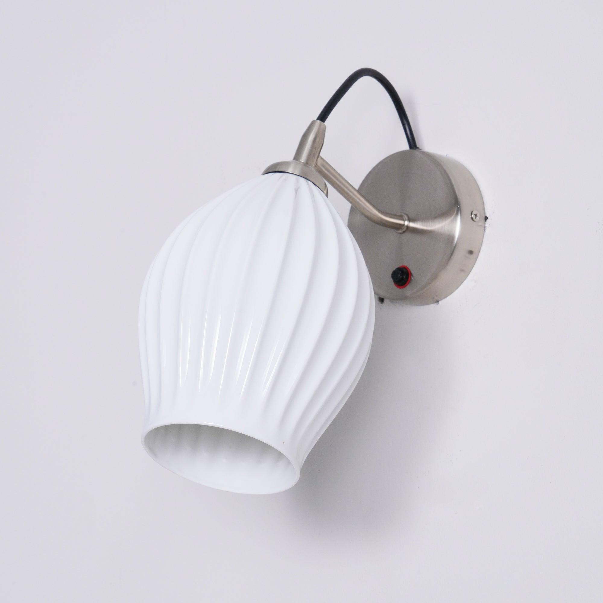 Zotalisra Modern Minimalist Ribbed Ceramic Wall light - Letslighting