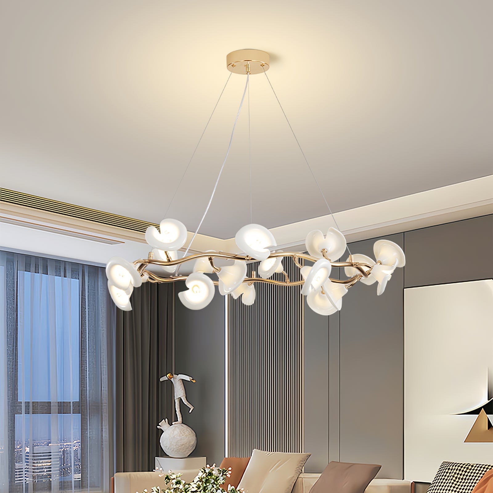 Aurora Chandelier Blossom Branch Elegant - Letslighting