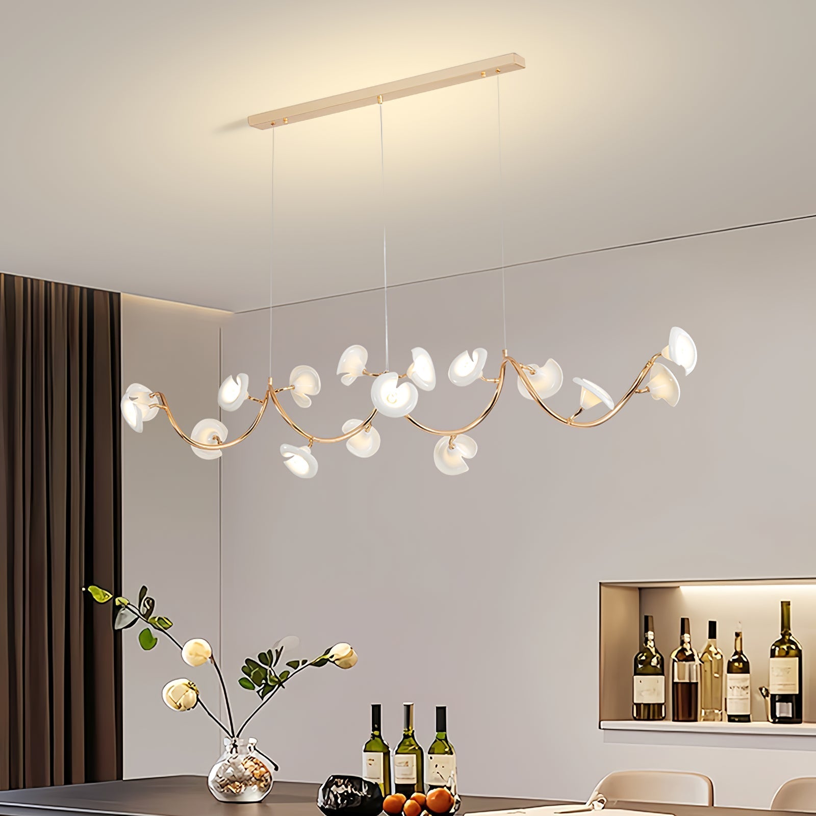 Aurora Chandelier Blossom Branch Elegant - Letslighting