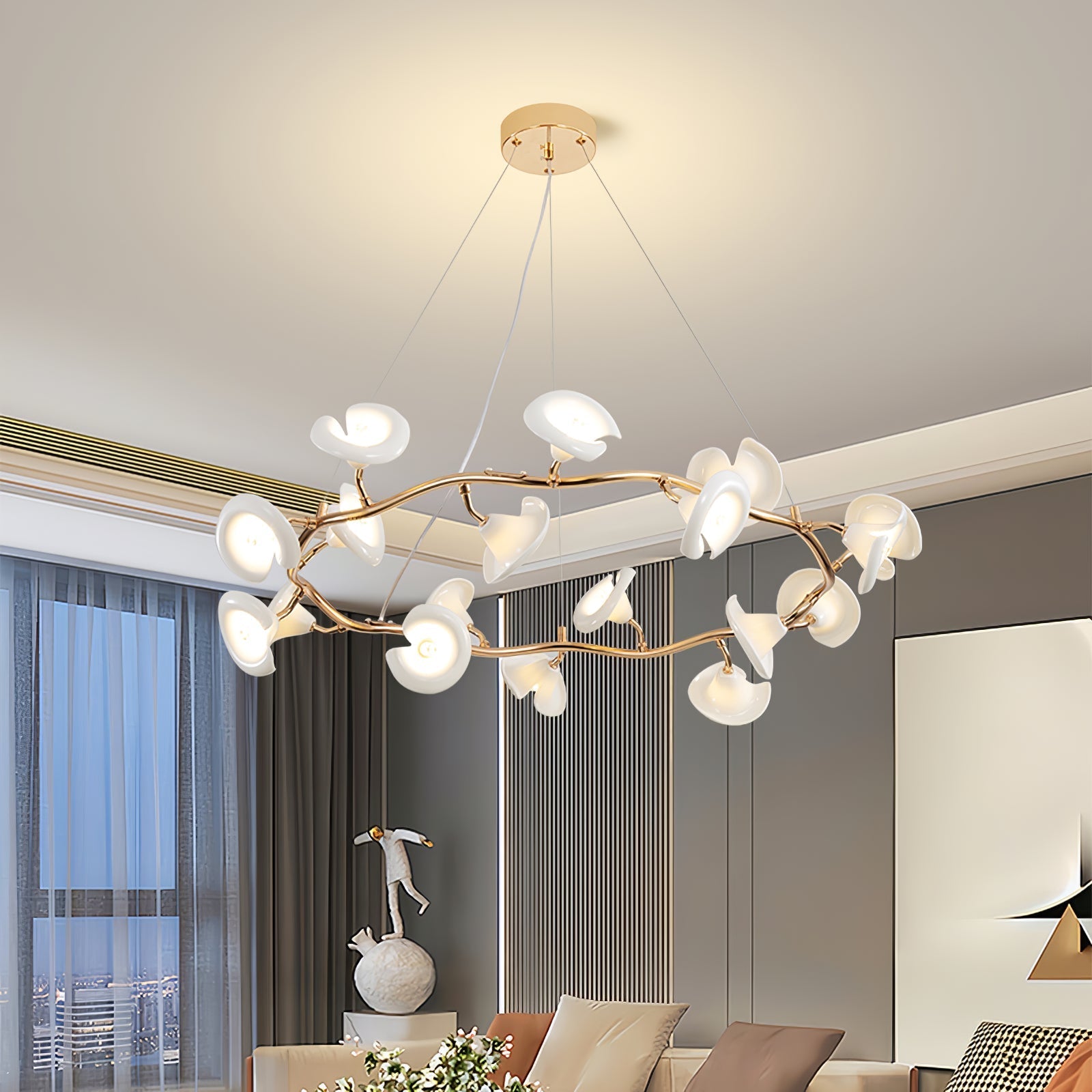 Aurora Chandelier Blossom Branch Elegant - Letslighting