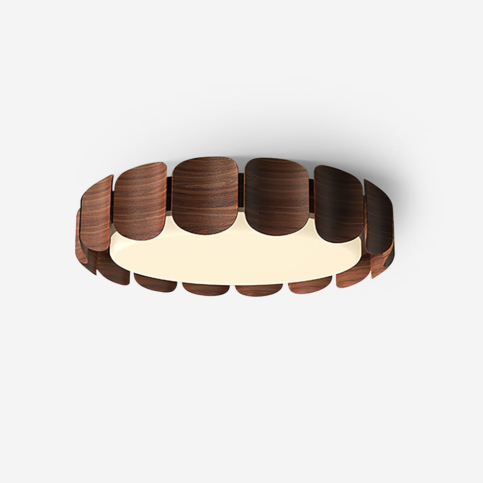 Ardura Walnut LED Ceiling Light - Letslighting
