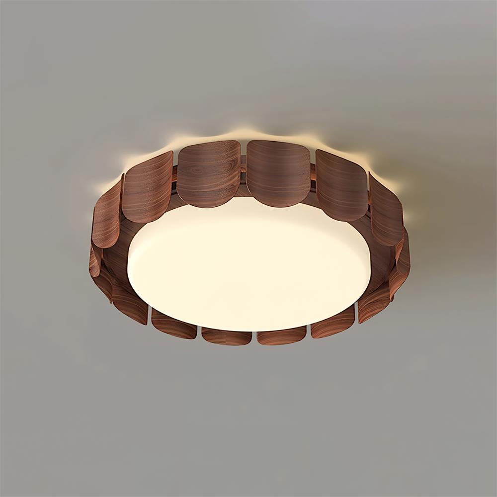 Ardura Walnut LED Ceiling Light - Letslighting