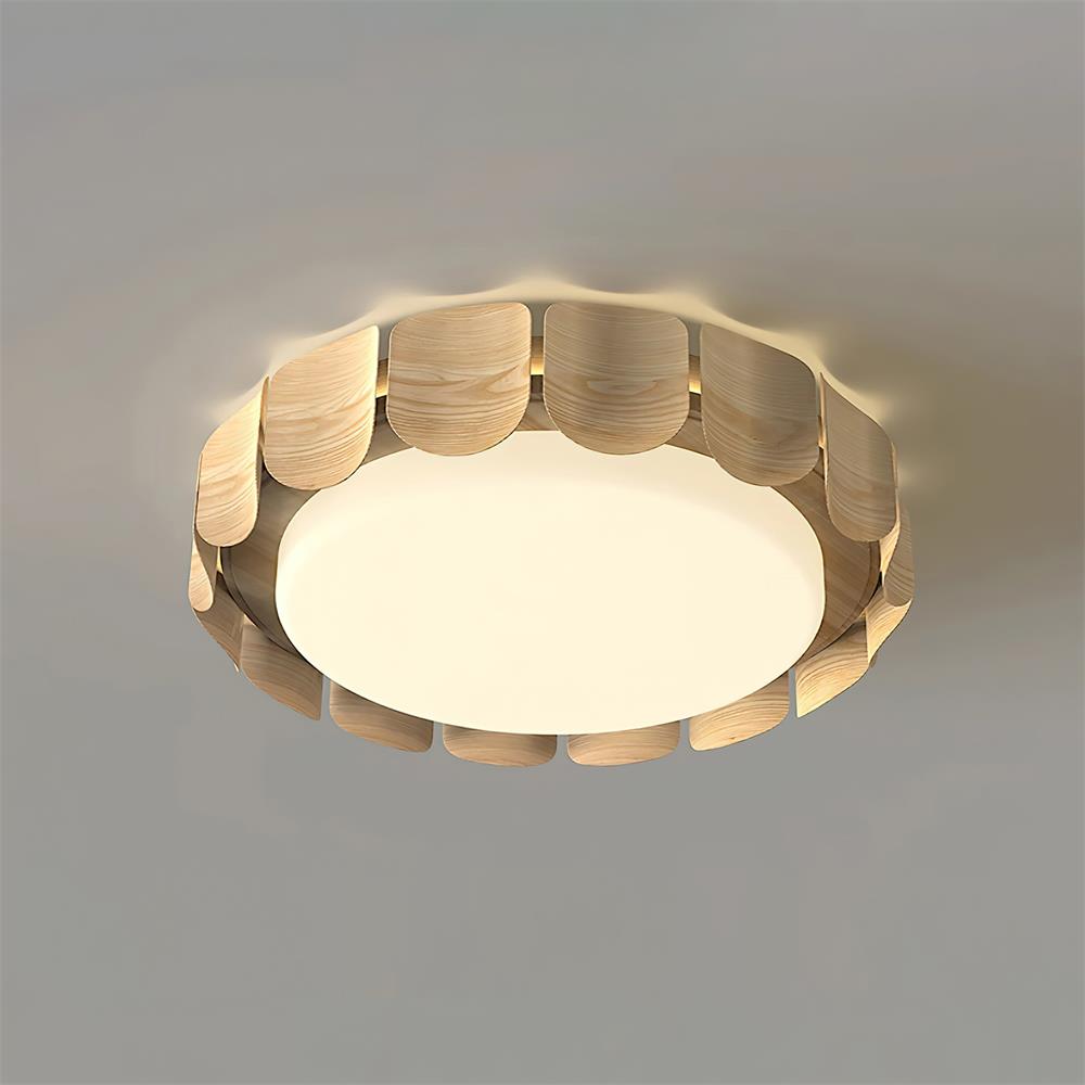 Ardura Walnut LED Ceiling Light - Letslighting