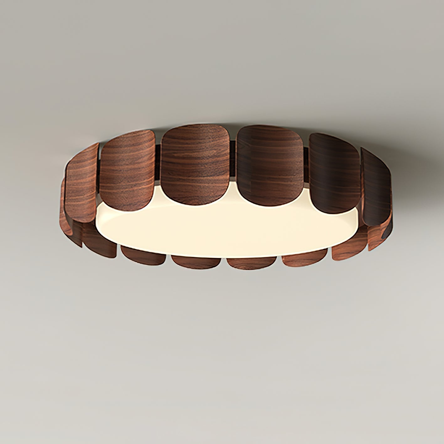 Ardura Walnut LED Ceiling Light - Letslighting