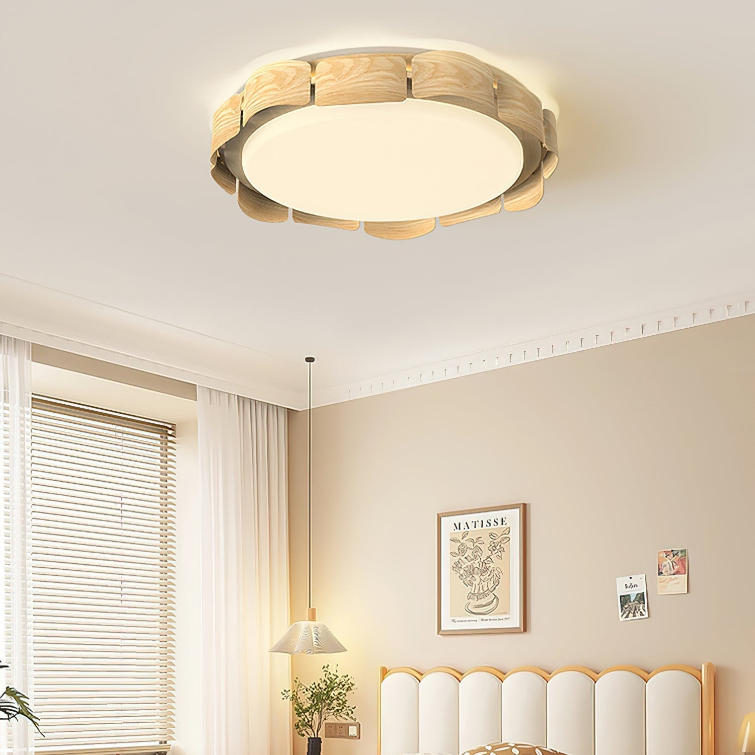 Ardura Walnut LED Ceiling Light - Letslighting